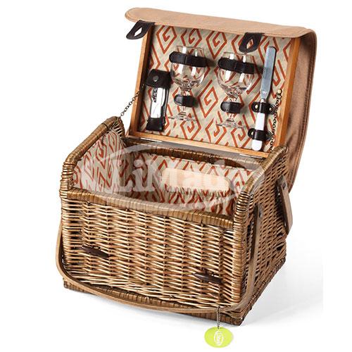 LMD 1-1249 Picnic Basket for 2 Person