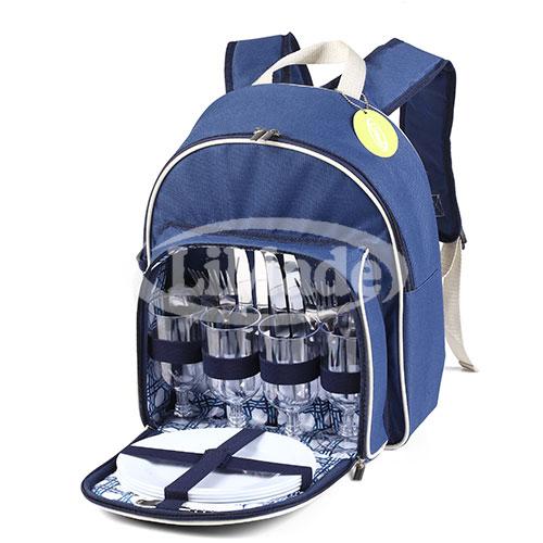 LMD 8-0960 Picnic Backpack for 4 Person