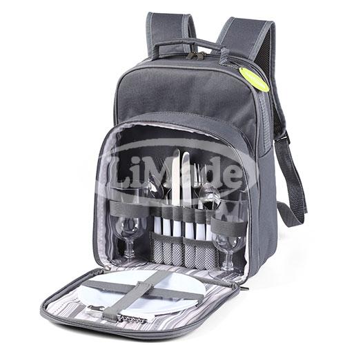 LMD 8-1168 Picnic Backpack for 2 Person