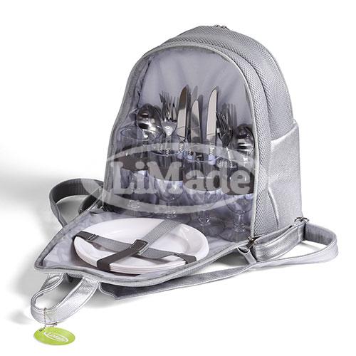 LMD 8-1268 Picnic Backpack for 4 Person