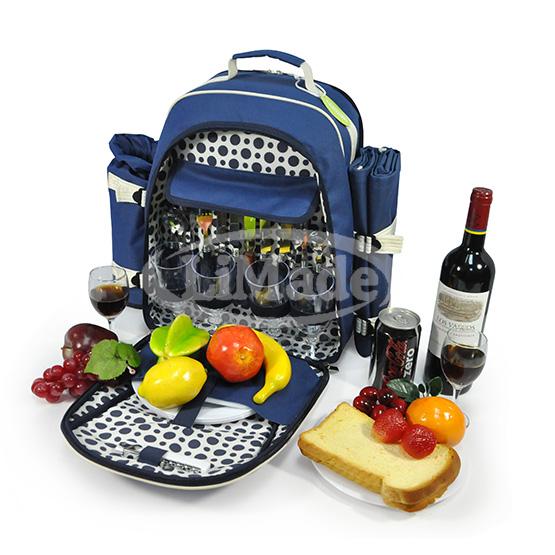 LMD 8-0680 Picnic Backpack for 4 Person