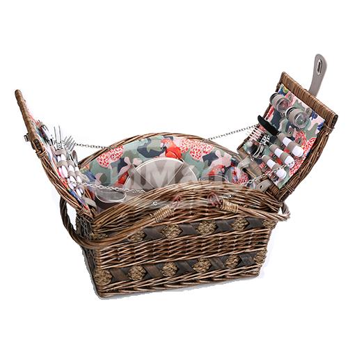 LMD1-2163  Picnic Basket for 4 Person