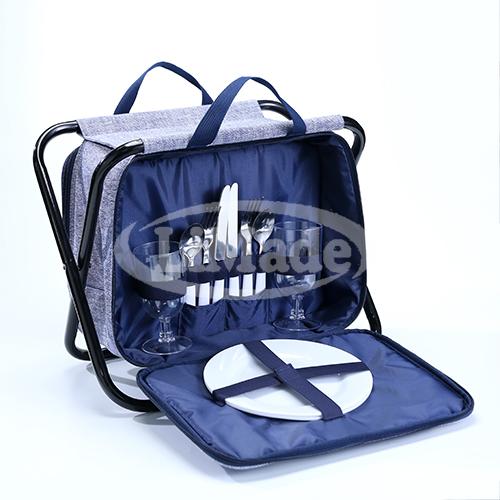 LMD8-2171 Picnic Bag for 2 Person with Camping Stool