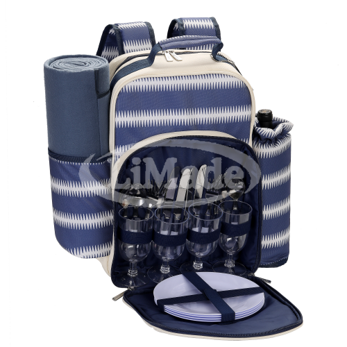 LMD8-2396 Picnic Backpack for 4 Person